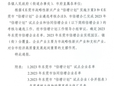 屢獲殊榮！國(guó)亨公司再次入選“倍增計(jì)劃”企業(yè)